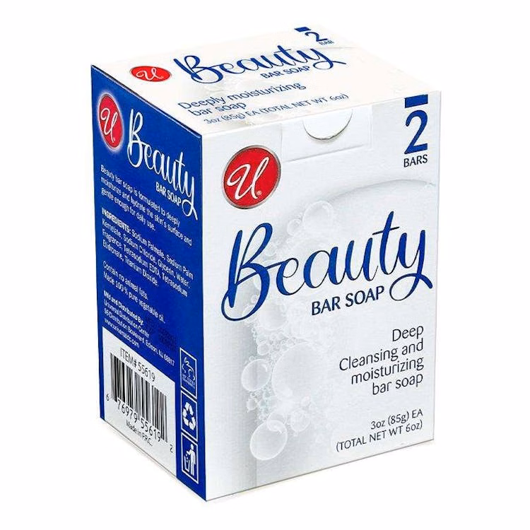 Beauty Bar Soap Moisturizing 3 oz Each - 2 Pack