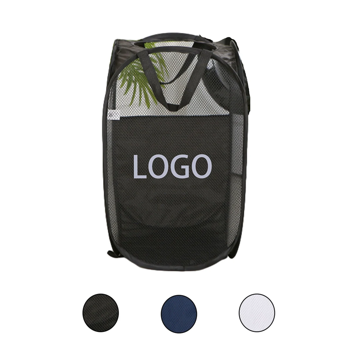 Durable Foldable Clothes Storage Basket with Handles 1