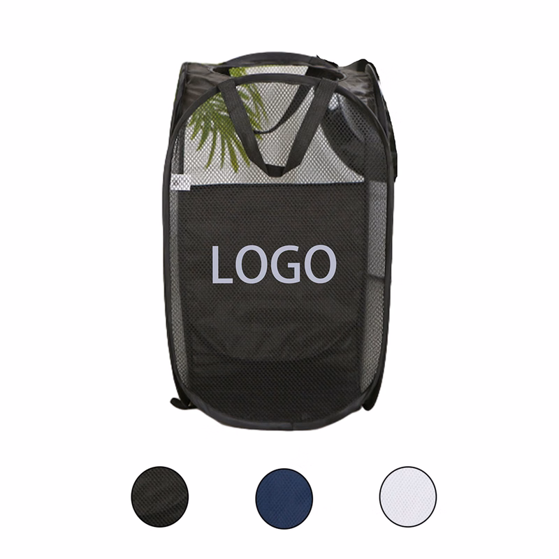 Durable Foldable Clothes Storage Basket with Handles