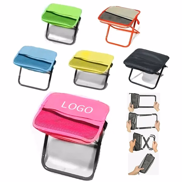 Portable Folding Stool with Carry Case