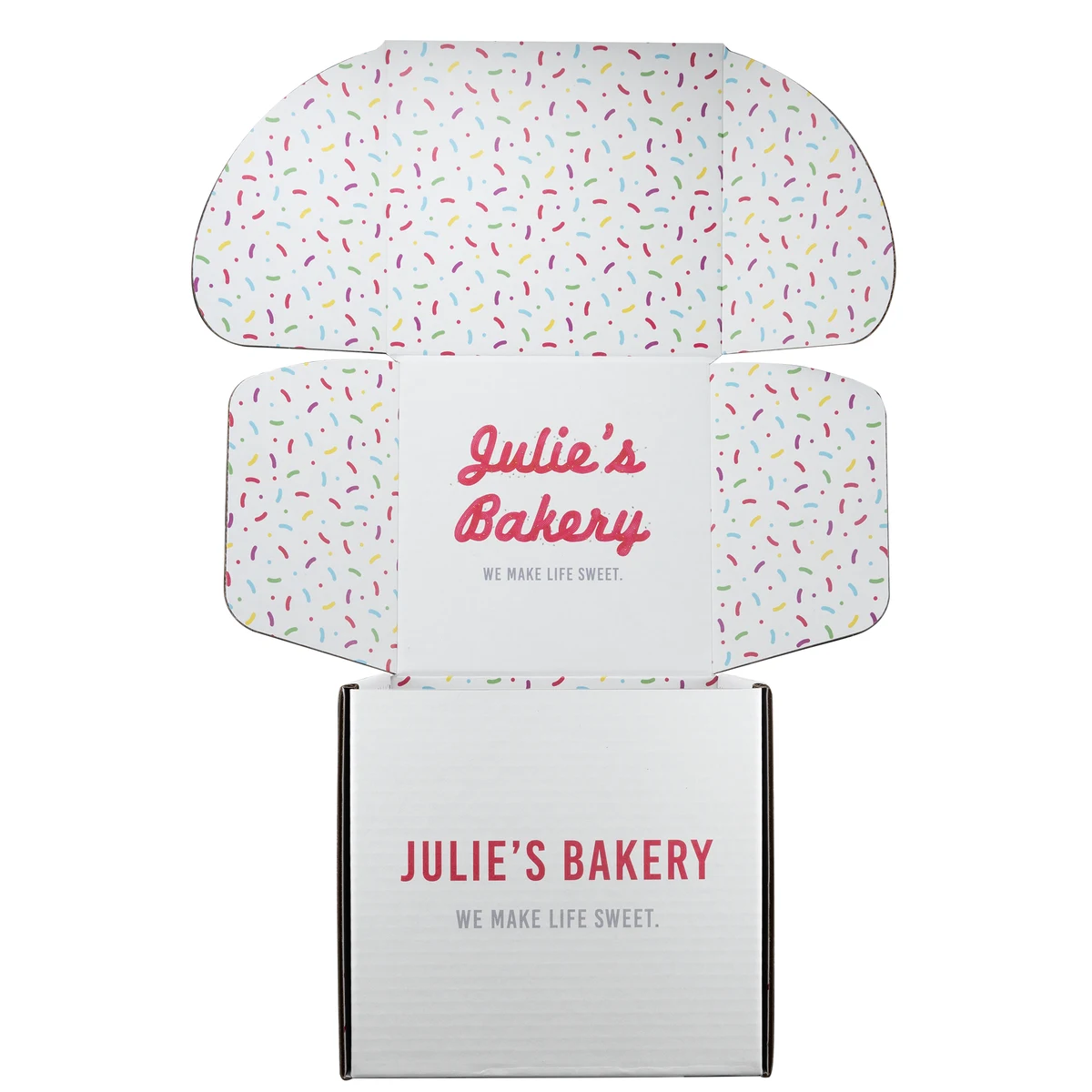 Mailing Box, B-Flute8" x 8" x 8" - White - F - 512 sq in 1