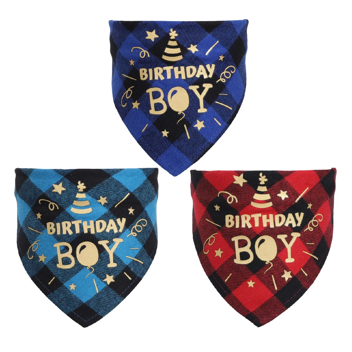 Triangle Hemmed Polyester Pet Bandana 1