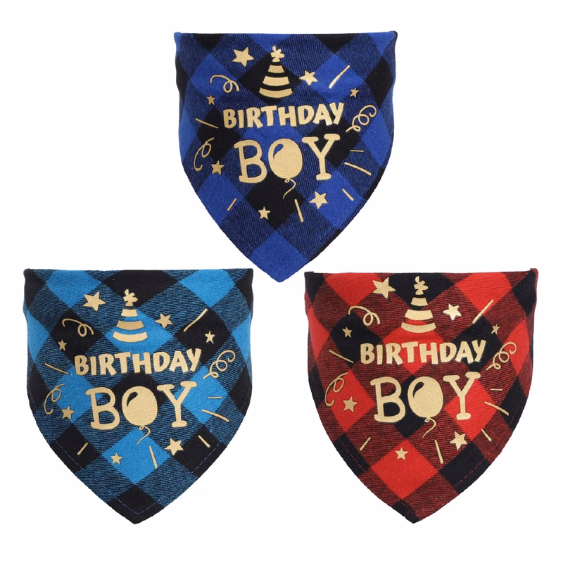Triangle Hemmed Polyester Pet Bandana