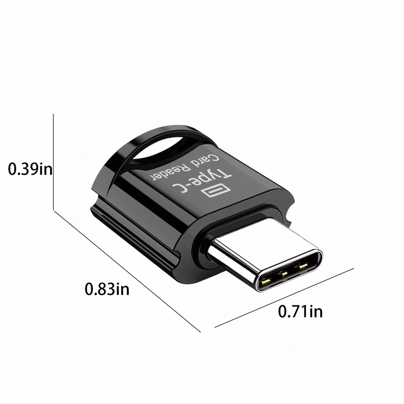 High-Speed Mini Type-C Card Reader