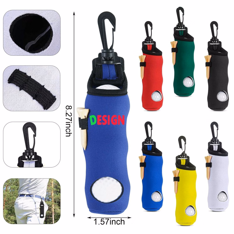 Portable Waterproof Golf Pouch With Hooks