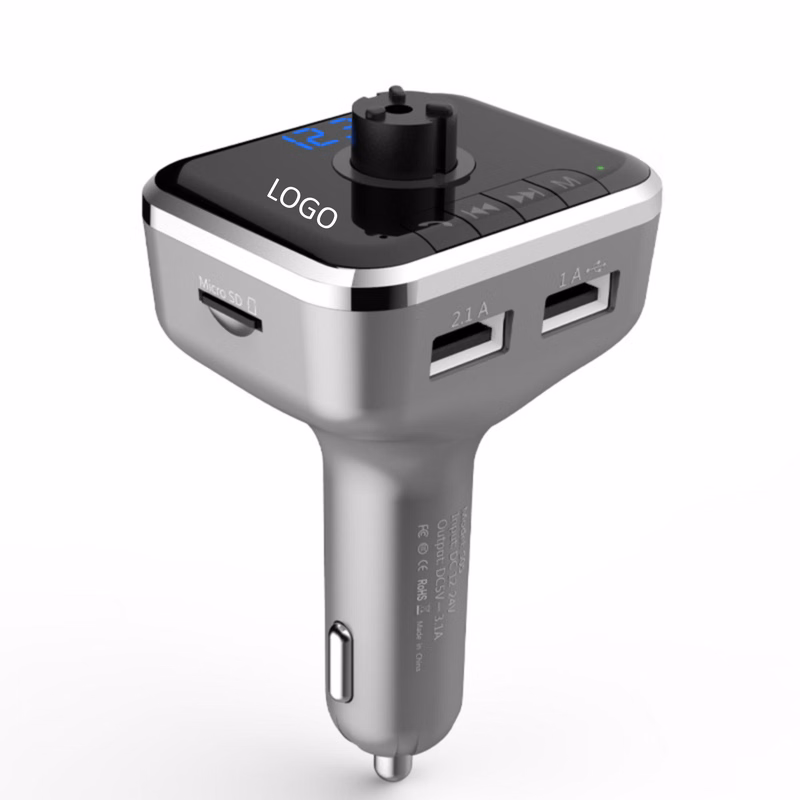 Multifunctional car charger with Bluetooth music player
