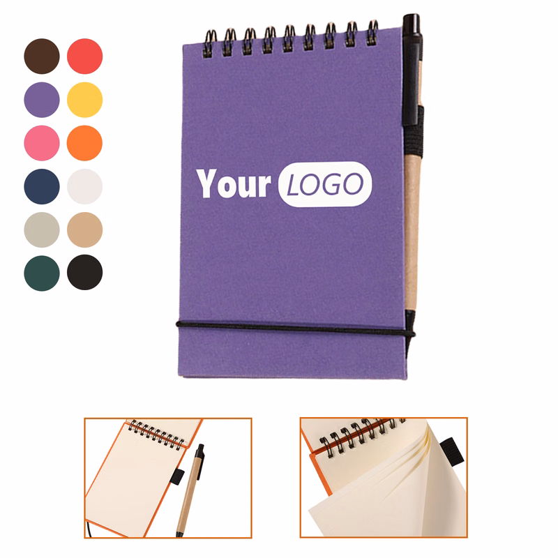 Spiral Notebook With Pen MOQ10