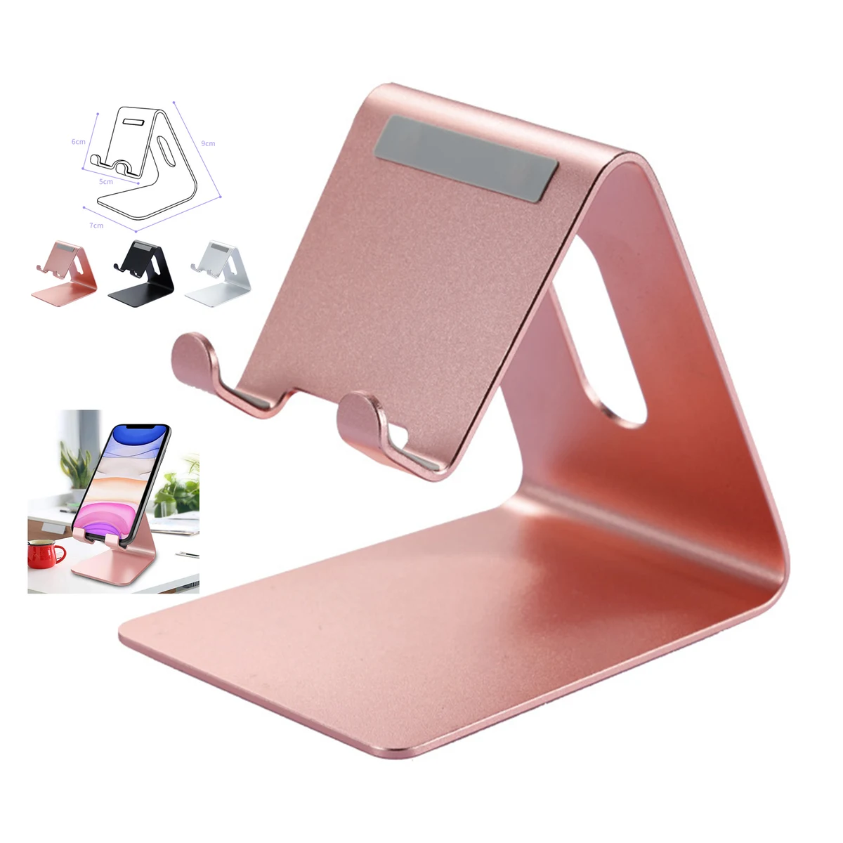 Aluminum Desktop Phone Stand 1