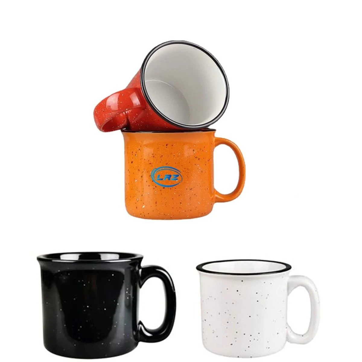 12oz Speckled Campfire Ceramic Coffee Mug 1