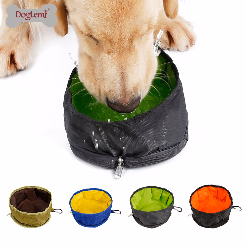 Oxford Portable Collapsible Waterproof Pet Bowl