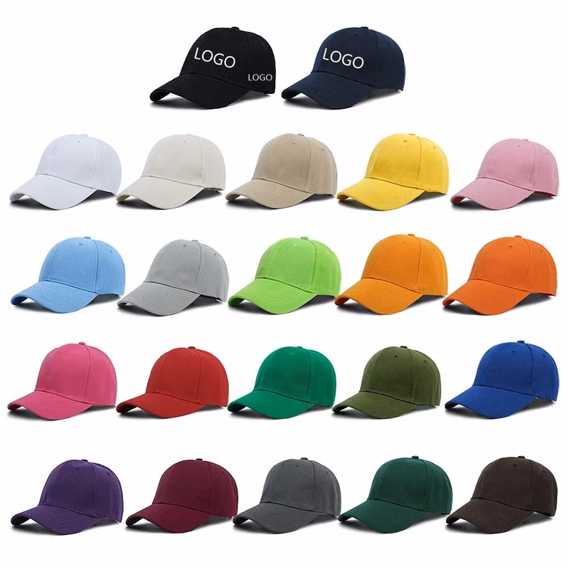 Brushed Cotton Twill 6 Panel Baseball Cap