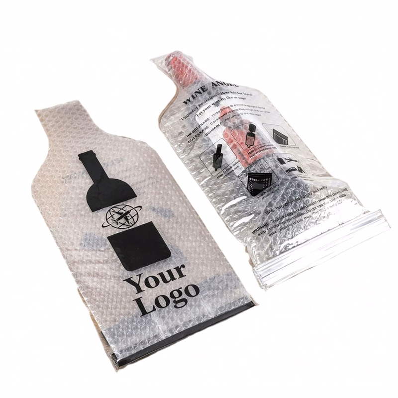 Custom Printed Clear PVC Wine Protector Bags