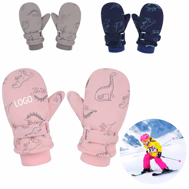 Waterproof Fleece Lined Toddler Winter Mittens