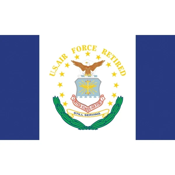 Military Flag - Air Force Retired 1