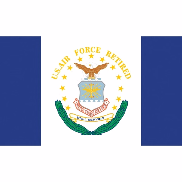 Military Flag - Air Force Retired