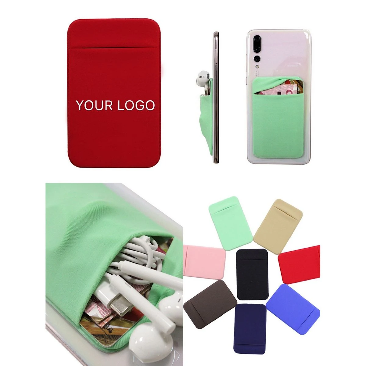 Lycra Mobile Device Pocket W/ Cover 1