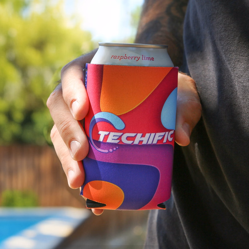 Overseas Direct Full Color Neoprene can cooler