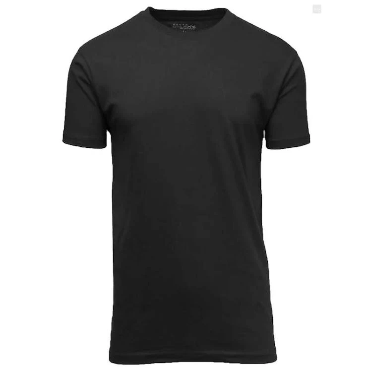 Men's Crew Neck Tees - Black Small 1