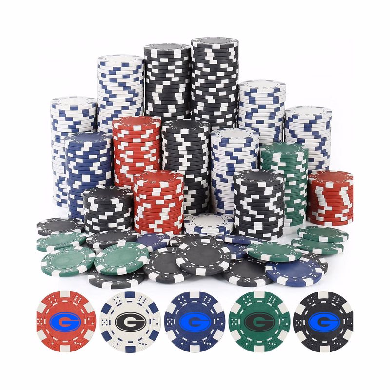 0.03Lbs Texas Casino Poker Chips Moq100 for Poker Night