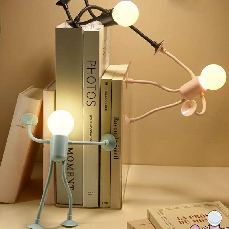 Bedroom corridor suction cup funny sportsman night light