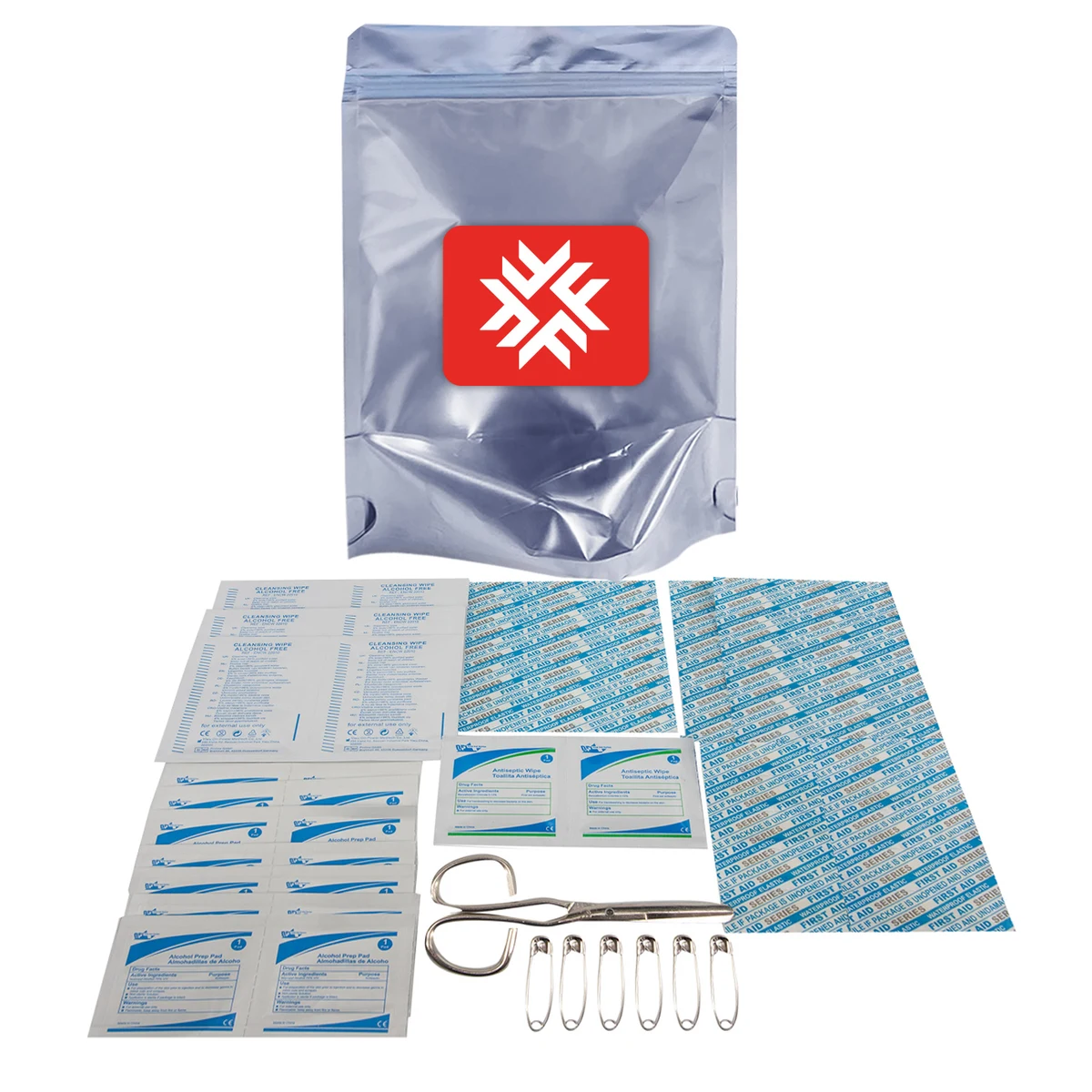 Foil Pouch First Aid Kit (51 Pcs) 1