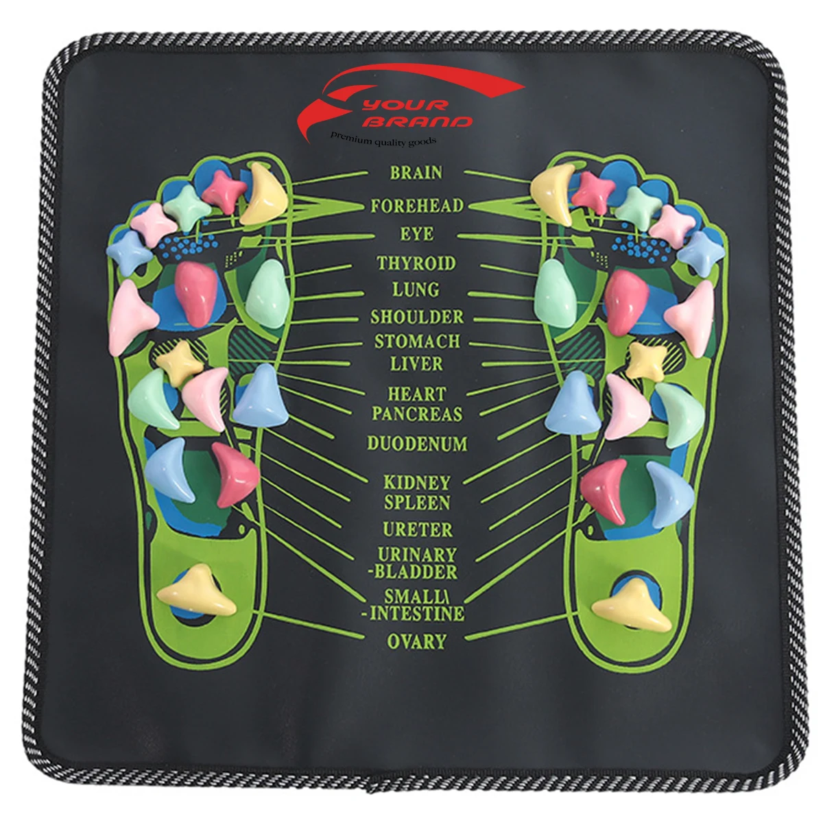 Healthy Cobblestone Road Foot Meridian Acupoint Massage Mat 1