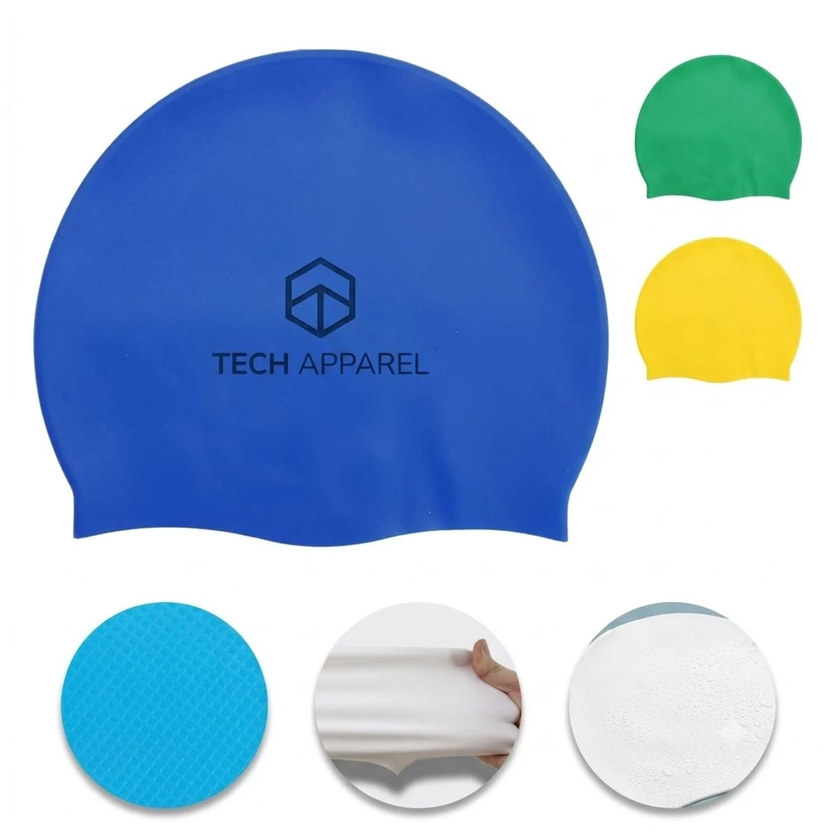 High Elastic Silicone Swim Cap 1