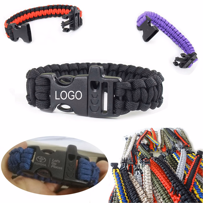 Superior Paracord Survival Bracelet with Whistle