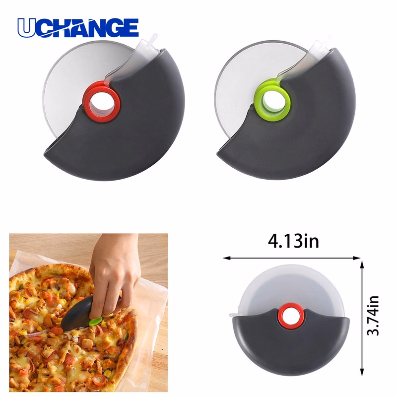 Ergonomic Pizza Slicer Cutter with Blade Cover