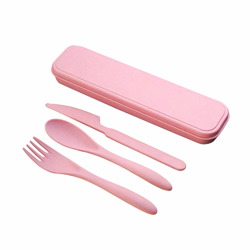 Wheat Straw Travel Cutlery Set