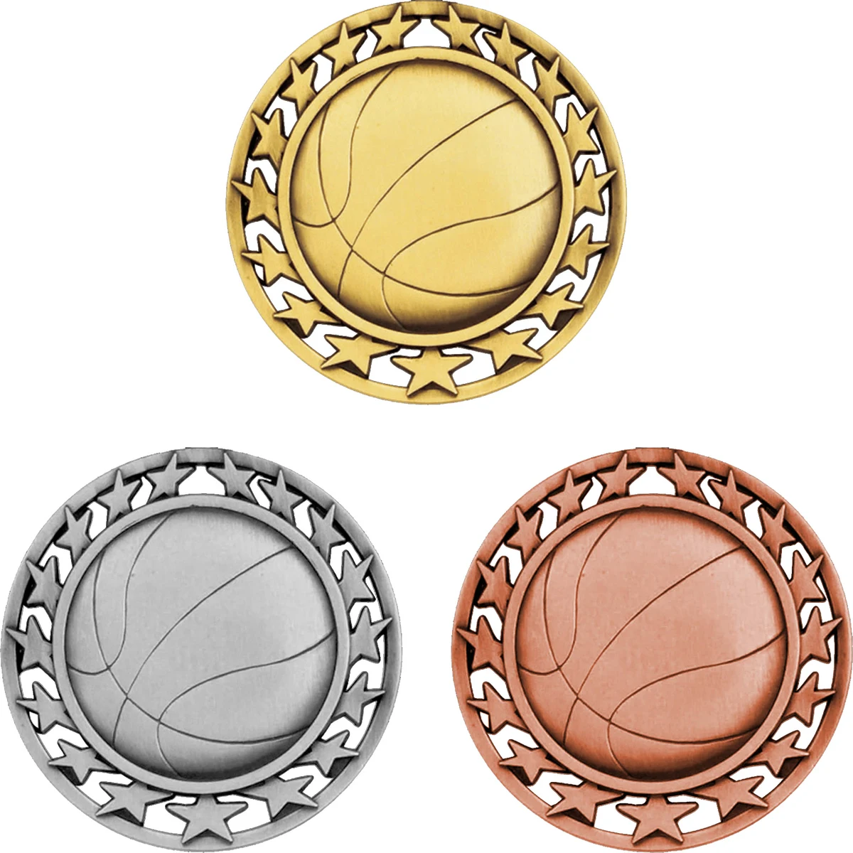 Stock Star Sports Medals: Basketball 1