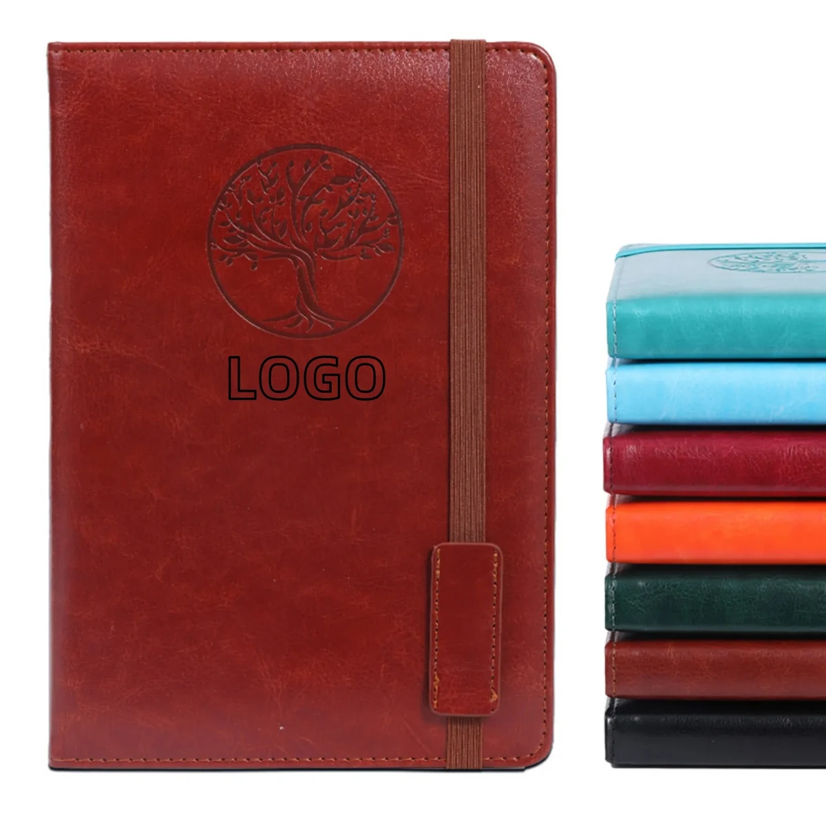 Vintage Elegance A5 Leather Notebook 1