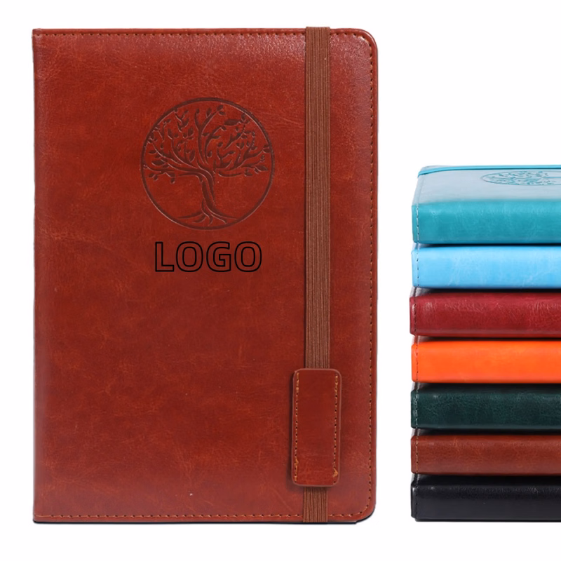 Vintage Elegance A5 Leather Notebook
