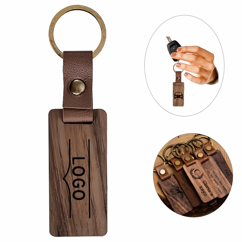 Custom Wooden Keychain