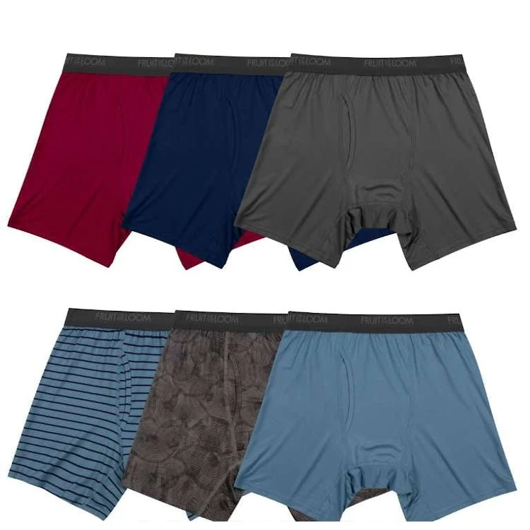 Fruit of the Loom Boxer Briefs - Size 3XL 6pk 1