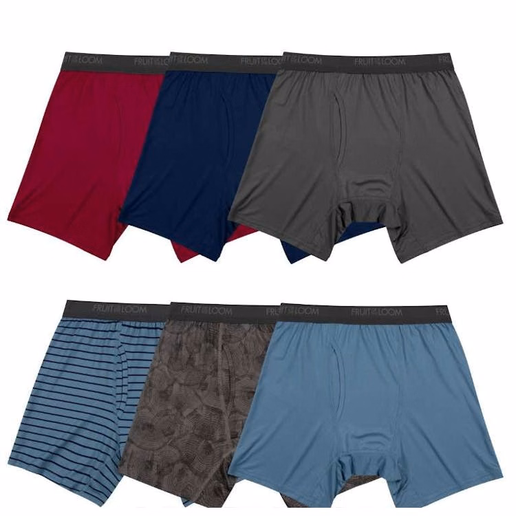 Fruit of the Loom Boxer Briefs - Size 3XL 6pk