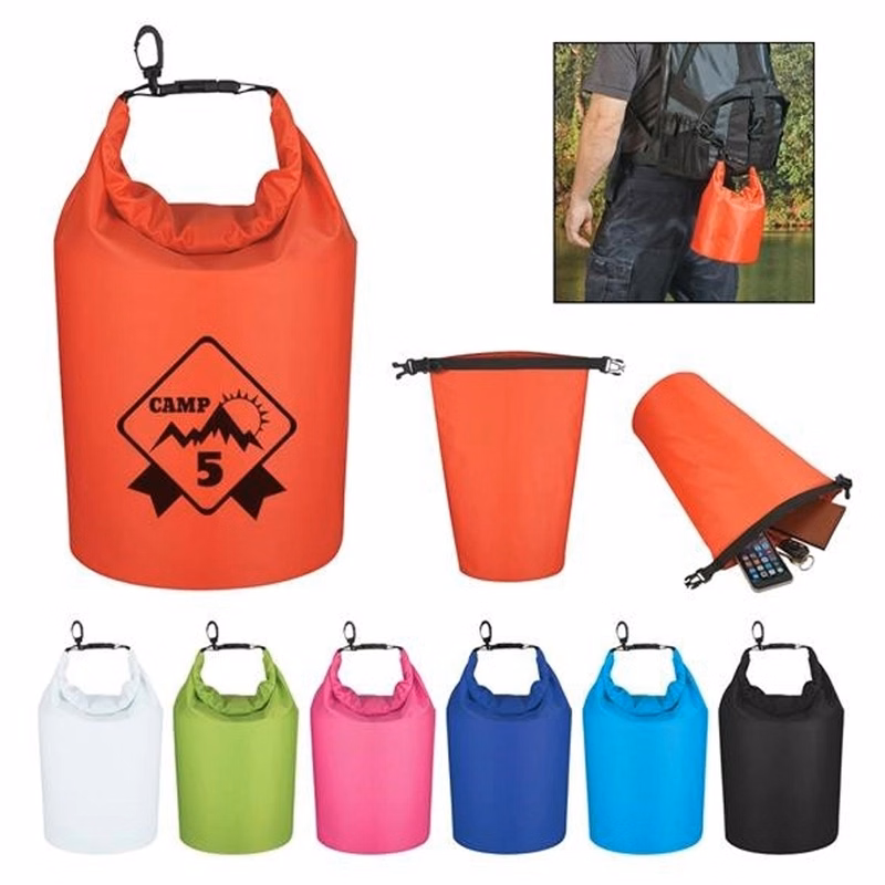 5 L Waterproof Ripstop Polyester Dry Bag