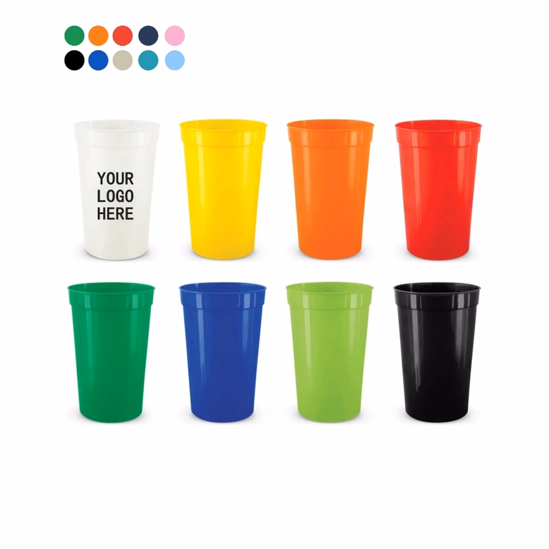 Custom Personal 16oz Stadium Reusable Plastic Party Cups