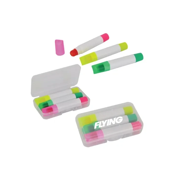 3pc Gel Highlighter Set with Case 1