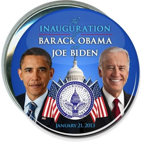 Inauguration of Barack Obama and Joe Biden, Political Button 1