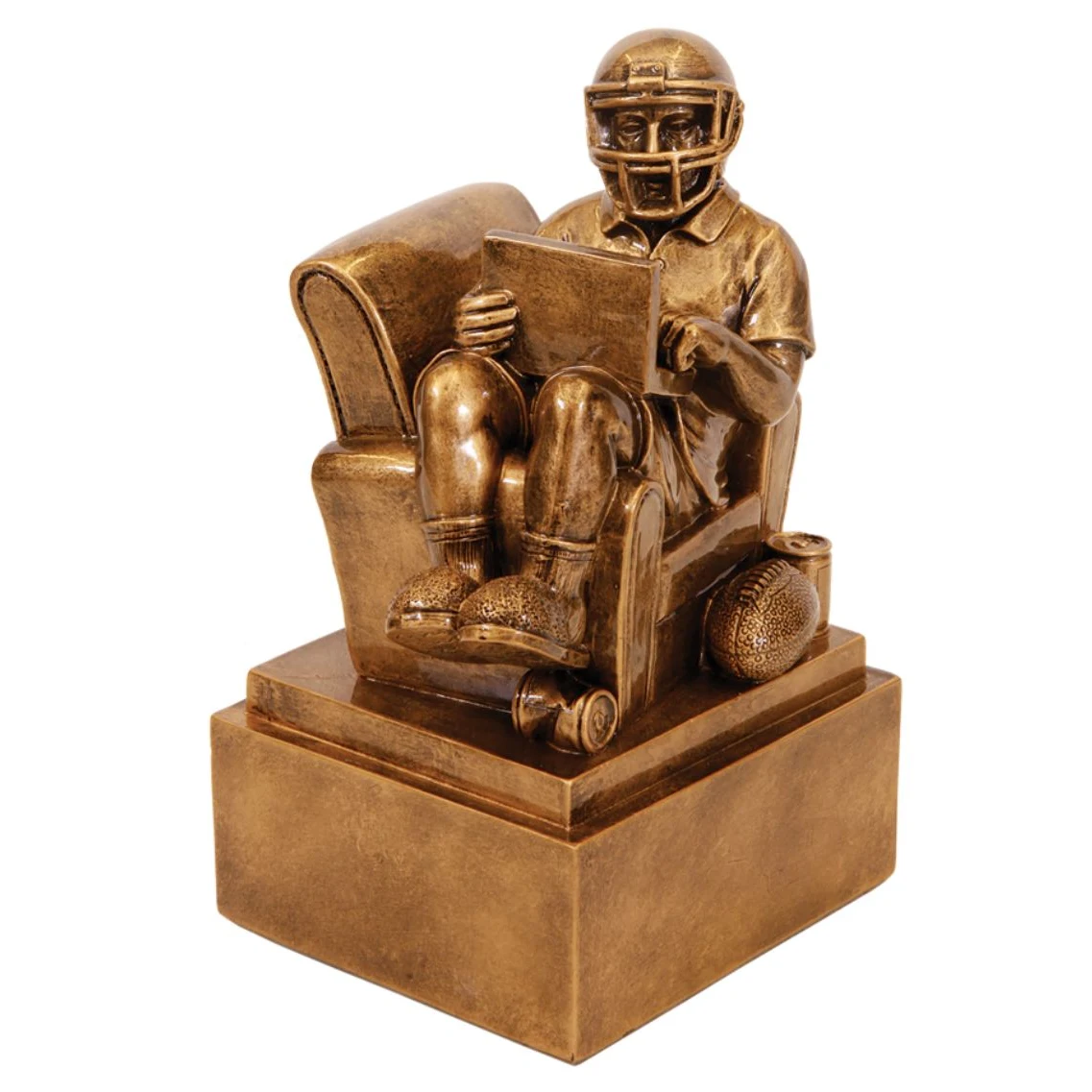 Fantasy Football Man in Chair Award Resin Award 1