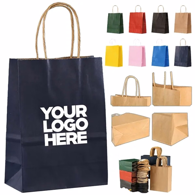 Kraft Paper Bags Handbags For Packaging