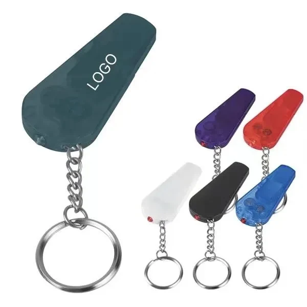 Multifunction Whistle and Light Key Chains 1