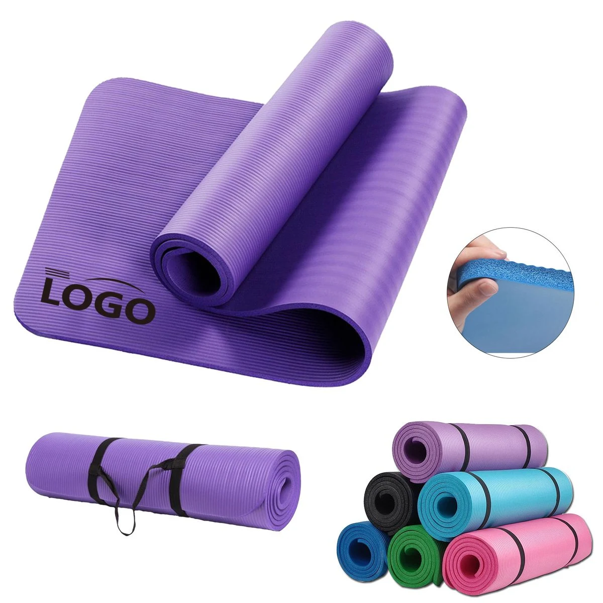 NBR Eco Friendly Non Slip Yoga Mat 1
