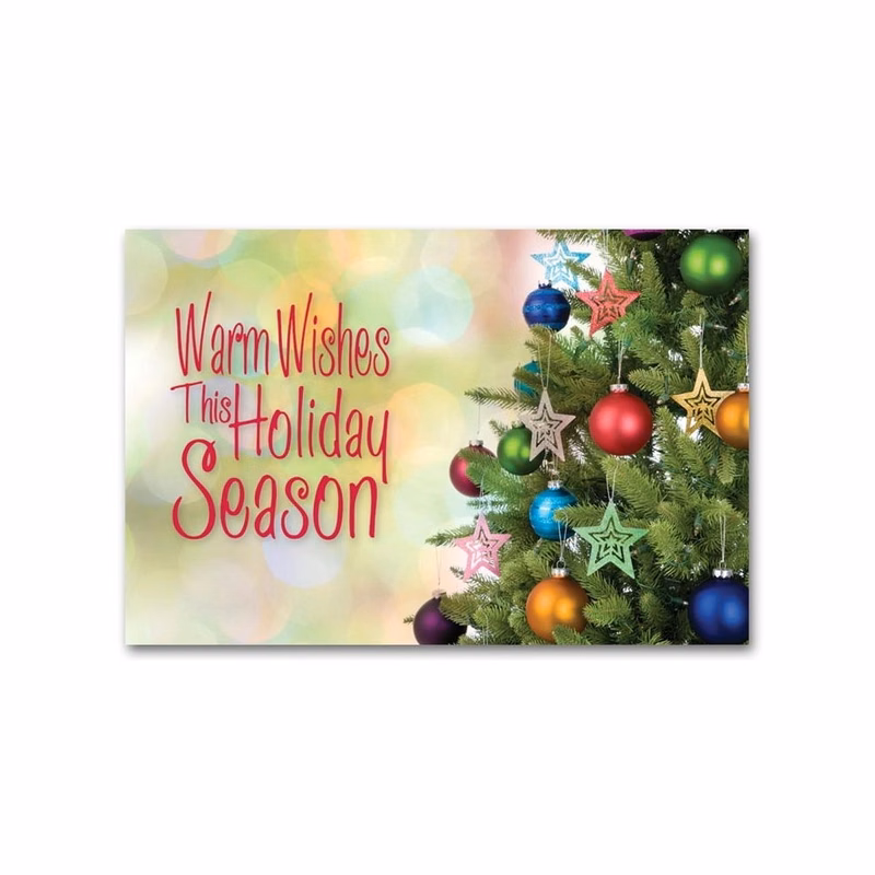 Classic Wishes Christmas Postcards