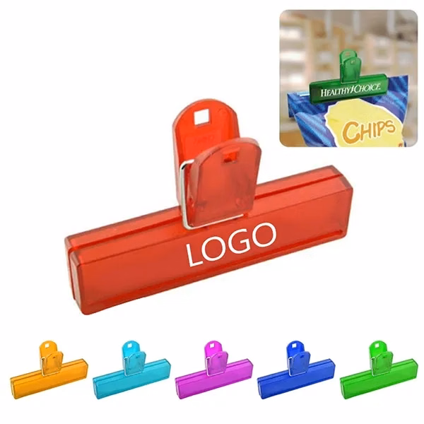 promotional 4" chip bag clips