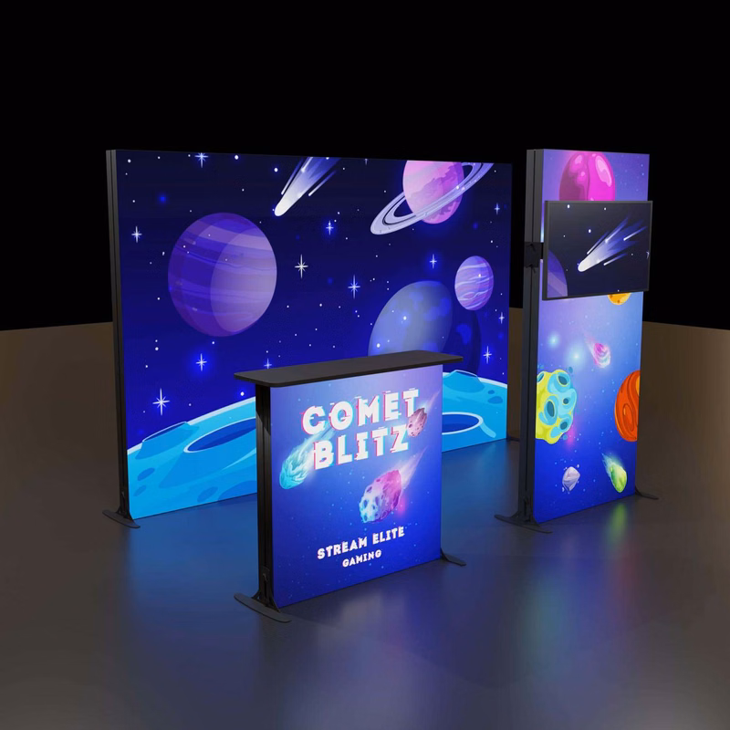 6.5'H Astra Modular Booth Kit 2