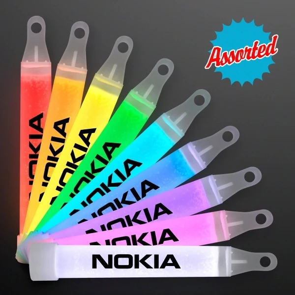 4" Mid-Size Glow Sticks with Lanyard 1