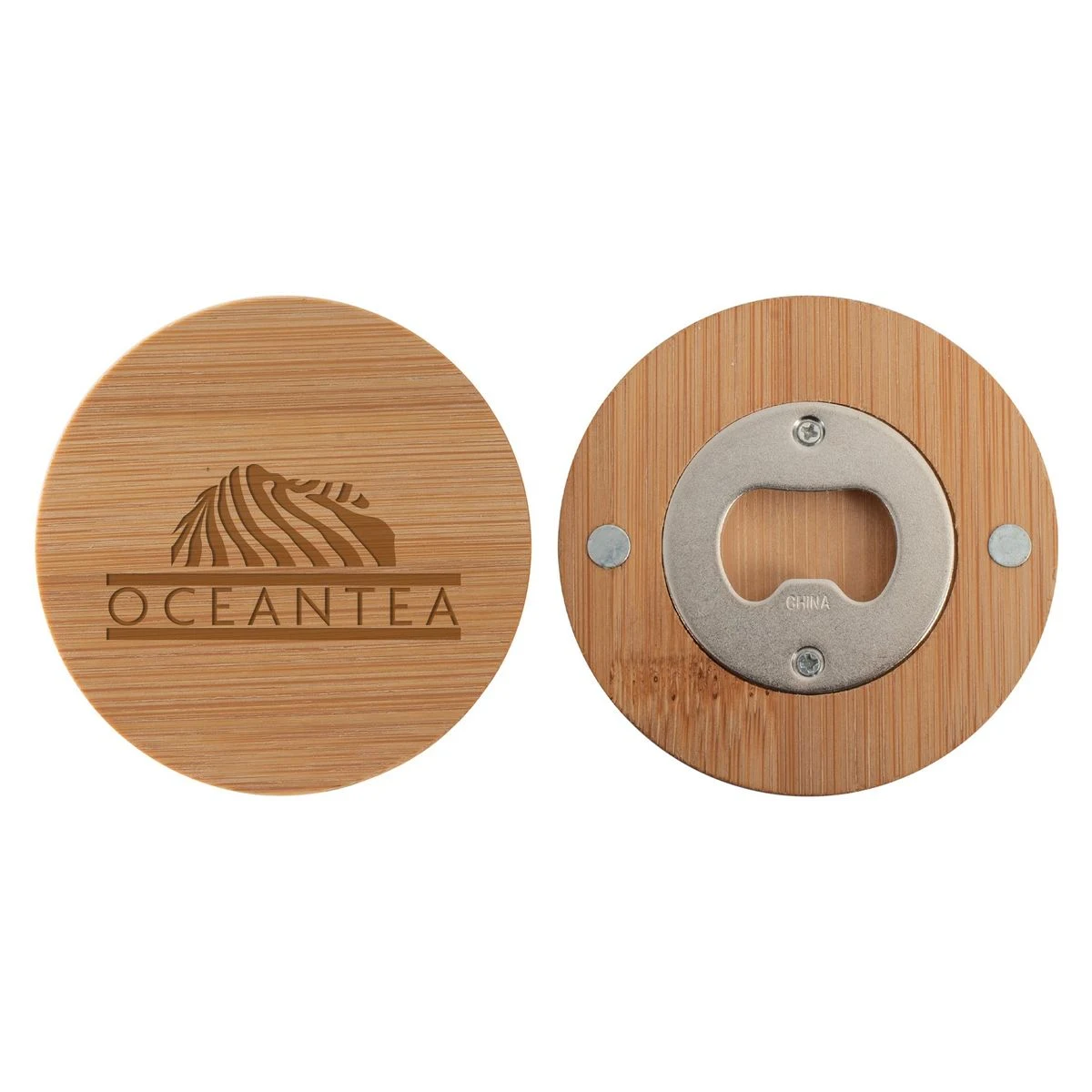 Bamboo Magnetic Bottle Opener 1