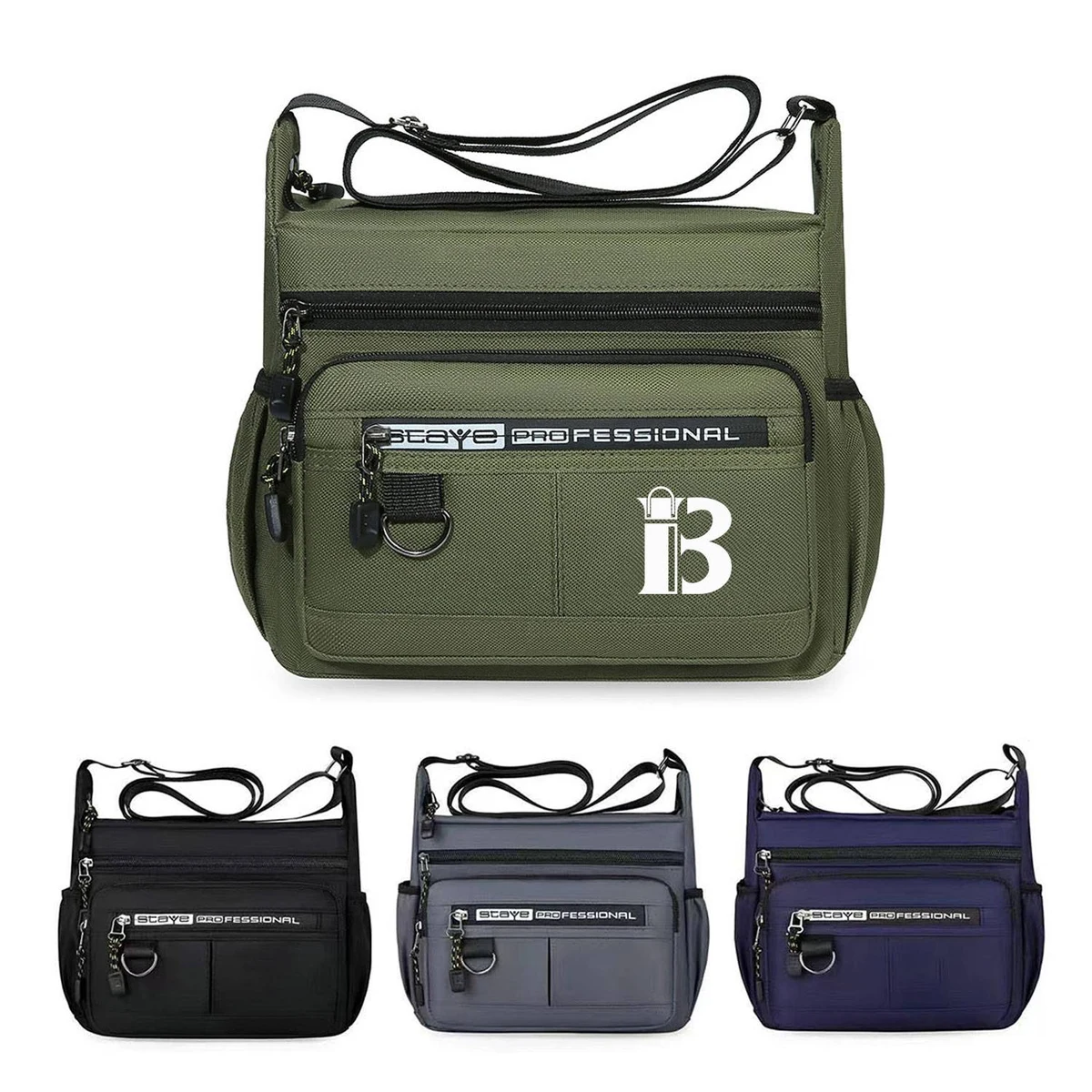 Men's Large Capacity Multi-layer Chest Bag W/ Side Pocket 1